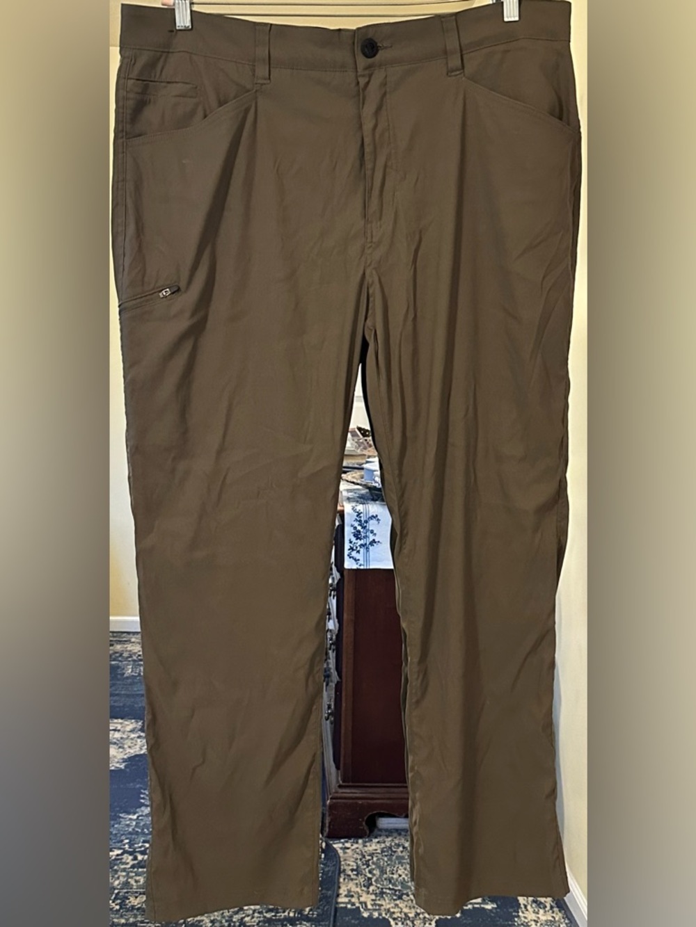 Orvis Adventure Stretch Ripstop Men's Chinos in Olive Brown 40 x 30 RETAIL $138